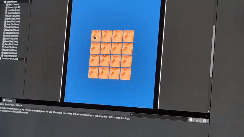 Animated prototype showing early path-drawing mechanics