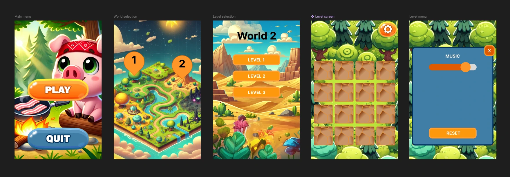First designs in Figma